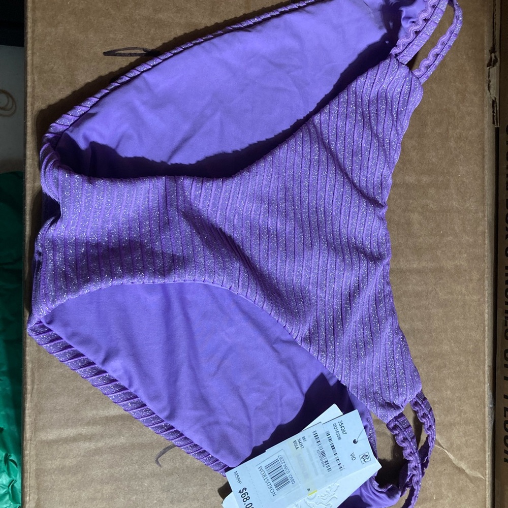 NWT BECCA Purple Swimsuit Bottoms
